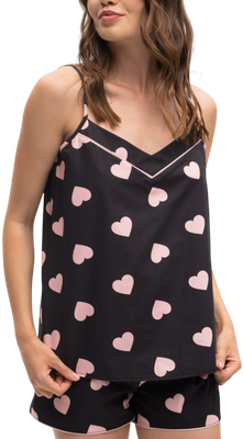 Топ домашний Milavitsa 9356 (р.170-88-96, черный набивной)