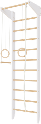 Шведская стенка Крепыш 01ТР (белый, базовая комплектация)