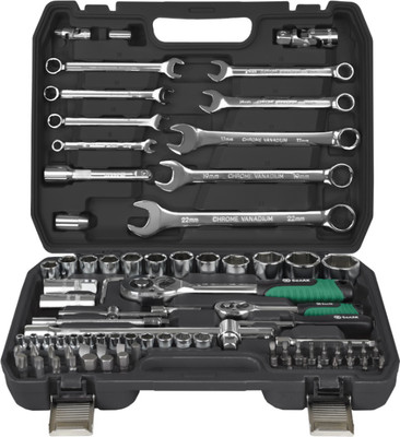 Универсальный набор инструментов БелАК Хром БАК07077 (82 предметов)