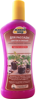Удобрение Живой мир для рассады (500мл)