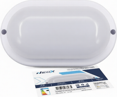 Светильник для подсобных помещений Neox СПП 2065-ОВАЛ 20Вт 6500К 1800Лм IP65 / 4690612066035