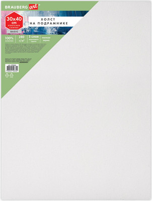 Набор холстов для рисования Brauberg Art Basic / 192666