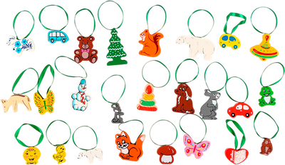 Набор елочных игрушек Томик Детские / 4022361 (25шт)