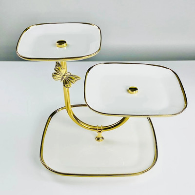 Ваза-этажерка Lenardi Лазурит 133-468