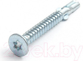Саморез ЕКТ Усиленный по дереву TORX30 6.3х60 сверло / CV013016 (100шт, цинк)