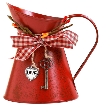 Кашпо Take It Easy Ведерко Рустад / 9944491 (красный)