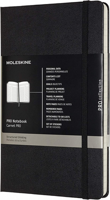 Блокнот Moleskine Professional Large PROPFNTB3HBK (черный)