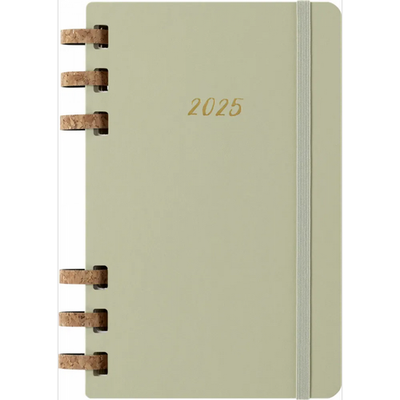 Еженедельник Moleskine Academic Spiral Large DHSPK5212AMWH3 (киви)