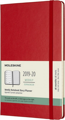 Еженедельник Moleskine Academic WKNT Large DHF218WN3 (красный)