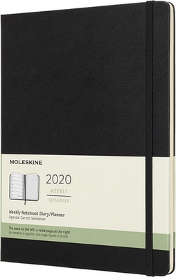 Еженедельник Moleskine Classic WKNT XL DHB12WN4 (черный)