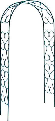 Арка садовая Клевер С Узорная узкая 2.5x0.2x1.2м