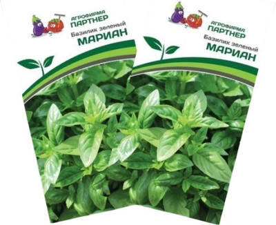 Набор семян Агрофирма Партнер Базилик Мариан (2шт)