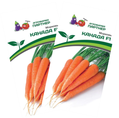 Набор семян Агрофирма Партнер Морковь Канада F1 (2шт)