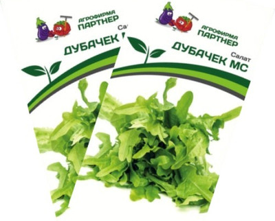 Набор семян Агрофирма Партнер Салат дуболистный Дубачек (2шт)