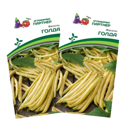 Набор семян Агрофирма Партнер Фасоль Голда (2шт)
