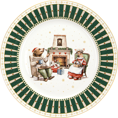 Тарелка столовая обеденная Fissman Miracle / 16013