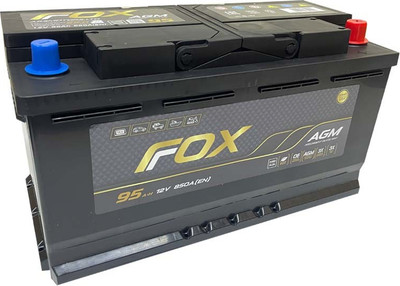 Автомобильный аккумулятор FoX AGM 850A L5 12V95 AH/L5-AGM / FOXL5.95.850.A (95 А/ч)