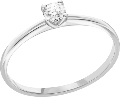 Кольцо из белого золота 7 КАРАТ П1216-094К14Б (р.17.5, с фианитом)