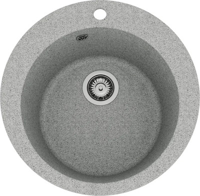 Мойка кухонная Teymi Lori Midi 51х51 / T120126 (серый матовый)