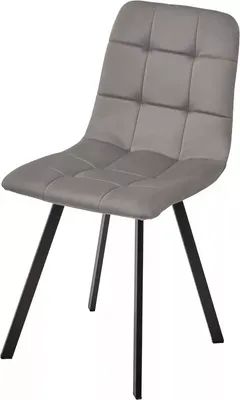 Стул M-City  Ричи (H-61 кварцевый велюр/черный каркас)