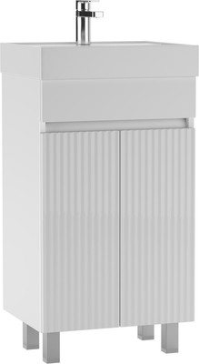 Тумба под умывальник Айсберг Фостер 50 Бриз без ящика