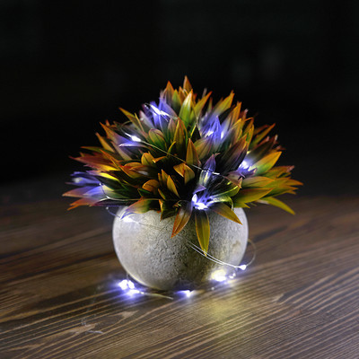 Светодиодная гирлянда Feron Роса 20 LED 20м 5000К / 51440