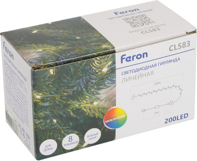 Светодиодная гирлянда Feron Роса 220V 200 LED / 51444