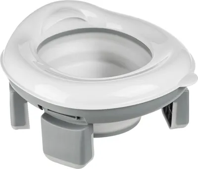 Дорожный горшок NINO Travel Potty складной (серый)