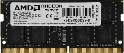 Оперативная память DDR4 AMD R9432G3206S2S-U