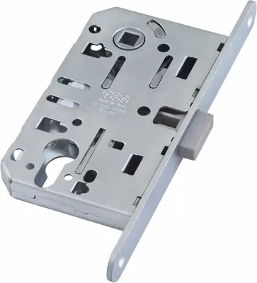 Замок врезной AGB  06103.50.06 (хром глянец 196)