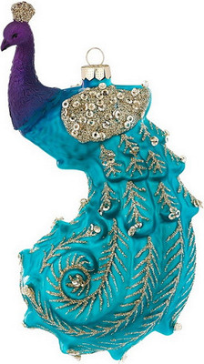 Елочная игрушка Inge's Christmas Figural Glass Ornaments Павлин / 64704H600_2