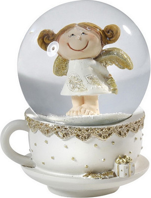 Снежный шар Inge's Christmas Ангел в чашке / 700000847