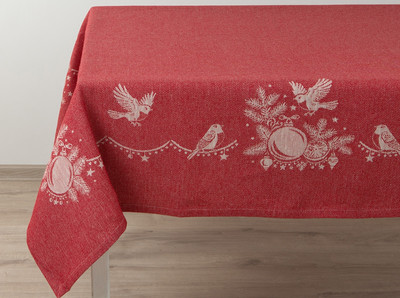 Скатерть Pole Kvetak (Беларускі лён) 140x155 24С61-ШР (310 НГ Снегири 1/сорт 1)