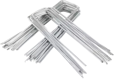 Набор зажимов для парника Garden Show Скобы металлические 20x4см d2.5мм (20шт)