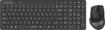 Комплект клавиатура и мышь A4Tech  Fstyler FB2800C Air2 (черный/серый)