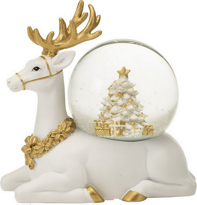 Снежный шар Fitz and Floyd The Carillon Олень и праздничная ель / 1023158