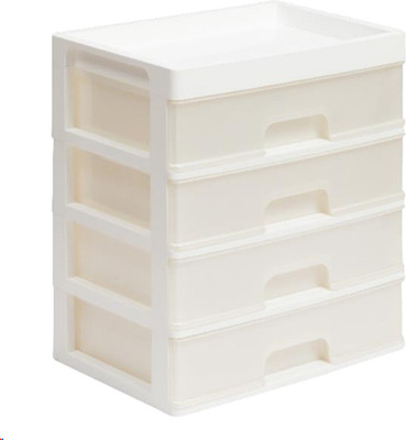 Органайзер для хранения Violet 4 ящика / 340406 (белый/перламутр)