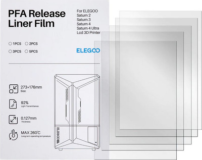 Пленка для 3D-принтера Elegoo Для Saturn 2/8K/3/3 Ultra/4 серии/4 16K / 50.102.0026 (5шт)