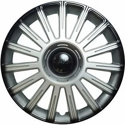 Набор колпаков LION Миссури 14" пруж. AK1421 (2шт, серебристый/черный)