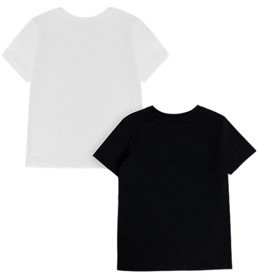 Комплект футболок детских Mark Formelle 113379-2 (р.152-76, белый/черный)