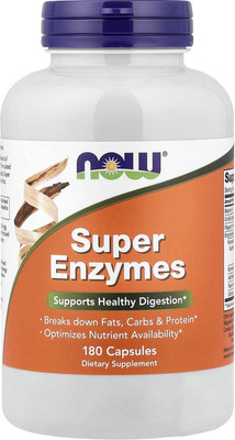 Пищевая добавка NOW Super Enzymes (180 капсул)