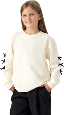 Лонгслив детский Mark Formelle 127908/1 (р.104-56, айвори/декор)
