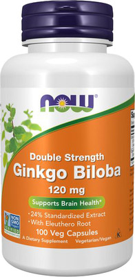 Пищевая добавка NOW Ginkgo Biloba (100 капсул)