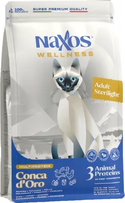 Сухой корм для кошек Adragna Naxos Wellness Adult Стерилайт утка, курица и индейка (300г)