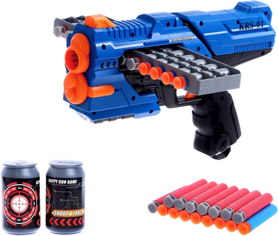 Бластер игрушечный No Brand Rapid с мишенями / 6623293 (в ассортименте)