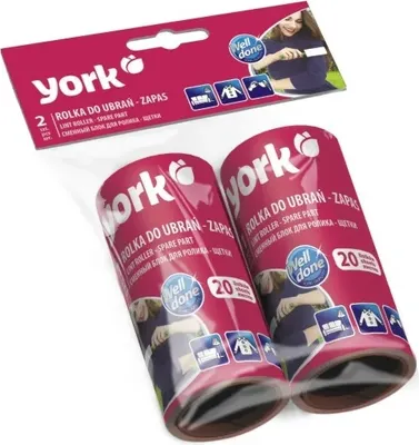 Набор сменных роликов для чистки одежды York 68010 (2шт)