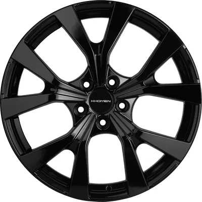 Литой диск Khomen KHW1906 JAC JS6 19x7" 5x114.3мм DIA 67.1мм ET 35мм (Black)