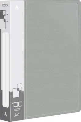 Папка для бумаг Бюрократ BPVN100GREY (серый)