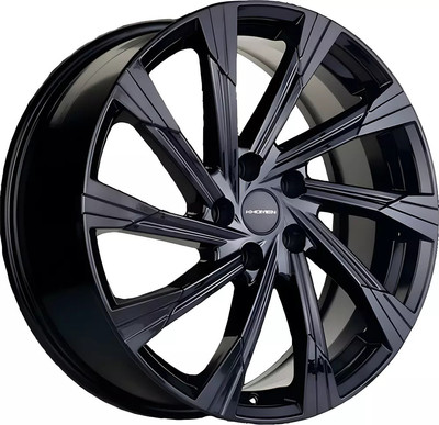 Литой диск Khomen KHW1901 Chery Tiggo 8 19x7.5" 5x108мм DIA 60.1мм ET 47мм (Black)
