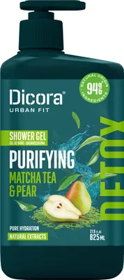 Гель для душа Dicora Urban Fit Detox Matcha Tea & Pear (825мл)